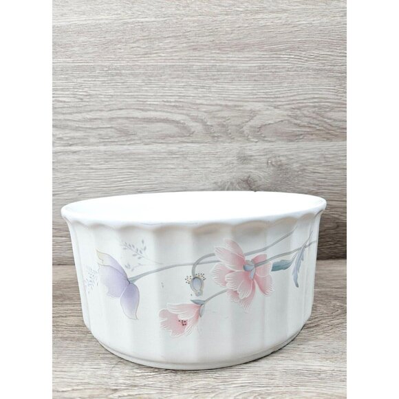 Mikasa Maxima Freezer Oven Microwave safe Dishwasher Proof Japan Pink Floral VTG Bakeware